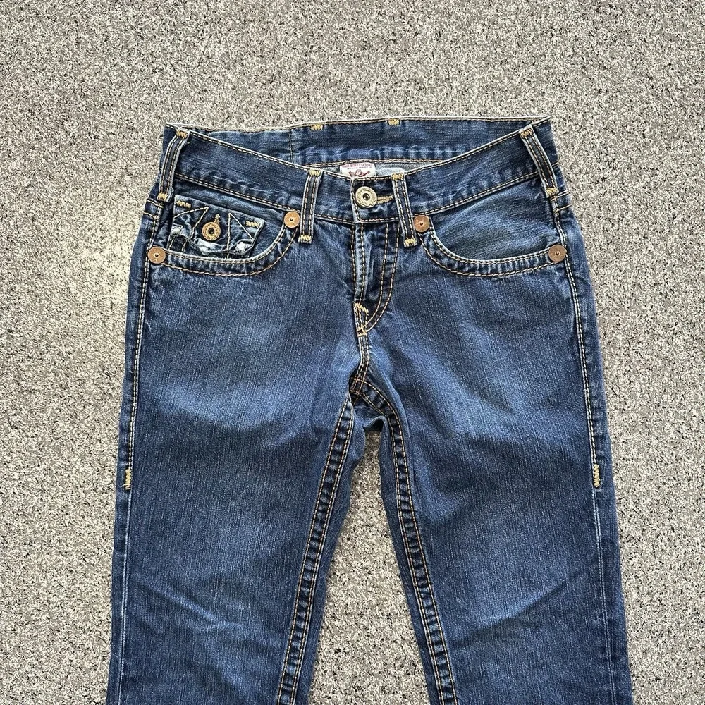 True Religion Corey Big T Jeans Mens 30x32 Heritage Bootcut Thick Stitch USA